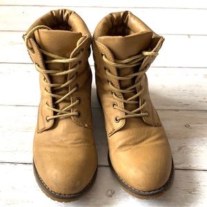 Timberland Style Ankle Lace Up Boots Womens 6 Cathy Jean Shoes